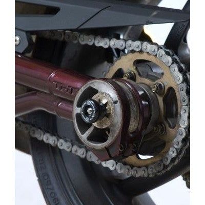 Load image into Gallery viewer, R&G Racing Black Spindle Sliders For 2005-2009 Benelli Caf Racer 1130 SS0036BK