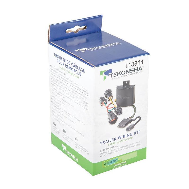 Load image into Gallery viewer, T-One T-Connector Harness, 4-Way Flat, w/Circuit Protected ModuLite HD Module fits Select Kia Forte