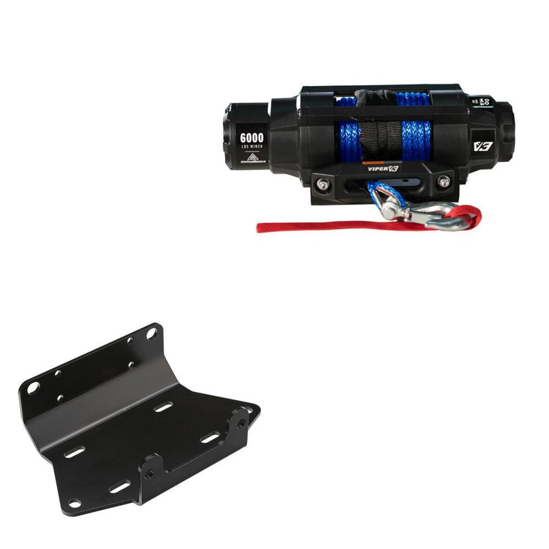 Load image into Gallery viewer, Viper 6000lbs V3 Winch Blue Rope With Mount For Yamaha Grizzly 550 2009-2014