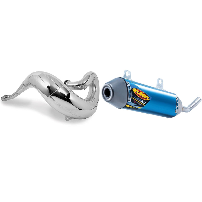 Load image into Gallery viewer, Fatty Exhaust Pipe & Titanium Powercore 2.1 Silencer for HUSQVARNA TX 250 2017