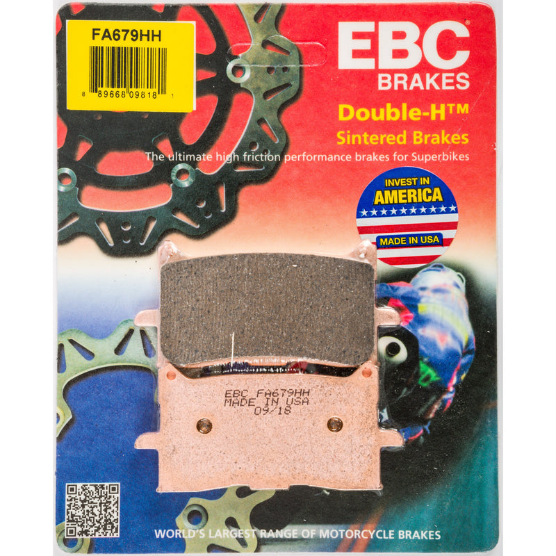 Load image into Gallery viewer, EBC 1 Pair Sintered HH Race Formula Brake Pads MPN FA679HH