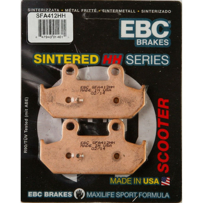 Load image into Gallery viewer, EBC 1 Pair SFA HH Series Scooter Sintered Brake Pads MPN SFA412HH
