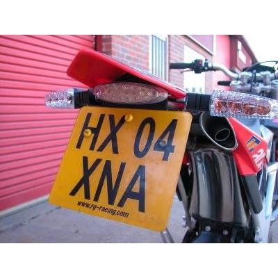 Load image into Gallery viewer, R&G Racing Black Tail Tidy License Plate Holder LP0027BK