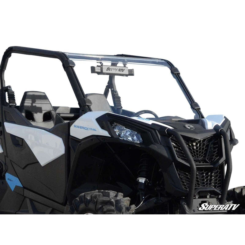 Load image into Gallery viewer, SuperATV Can-Am Maverick Trail Full Windshield Scratch Resistant Polycarbonate - Clear WS-CA-T-70