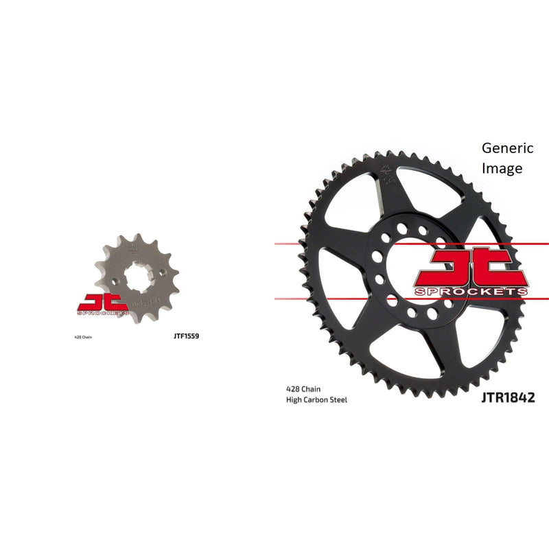 Load image into Gallery viewer, Front and Rear Steel Sprocket Kit for OffRoad YAMAHA TW200 1995-2015