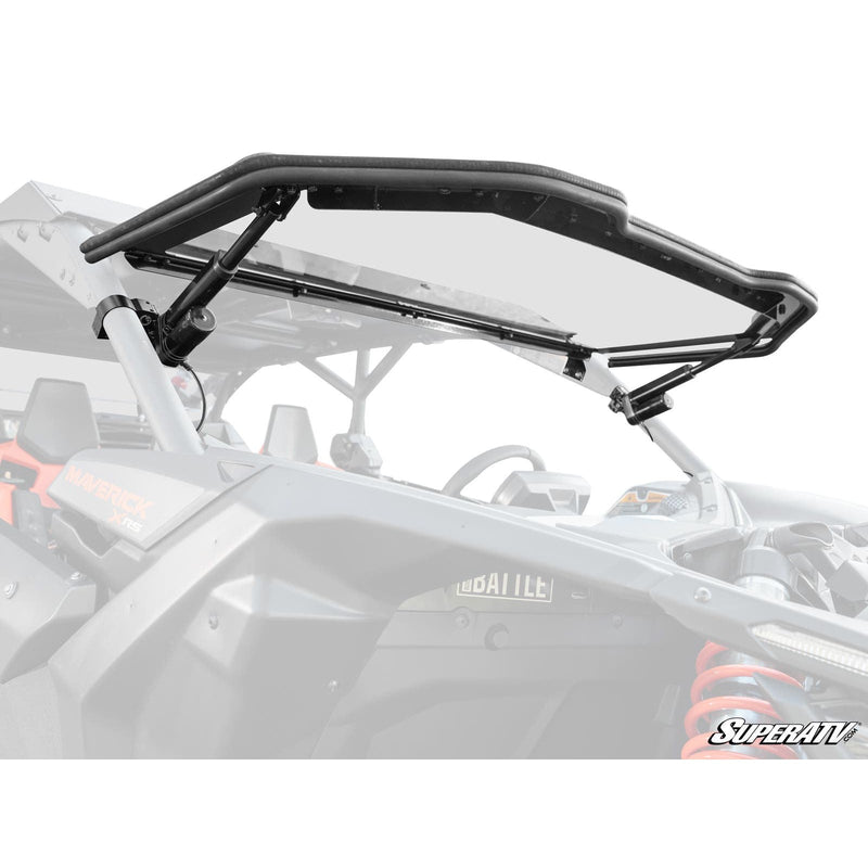 Load image into Gallery viewer, SuperATV Can-Am Maverick X3 MaxDrive Power Flip Windshield PFWS-CA-X3-70