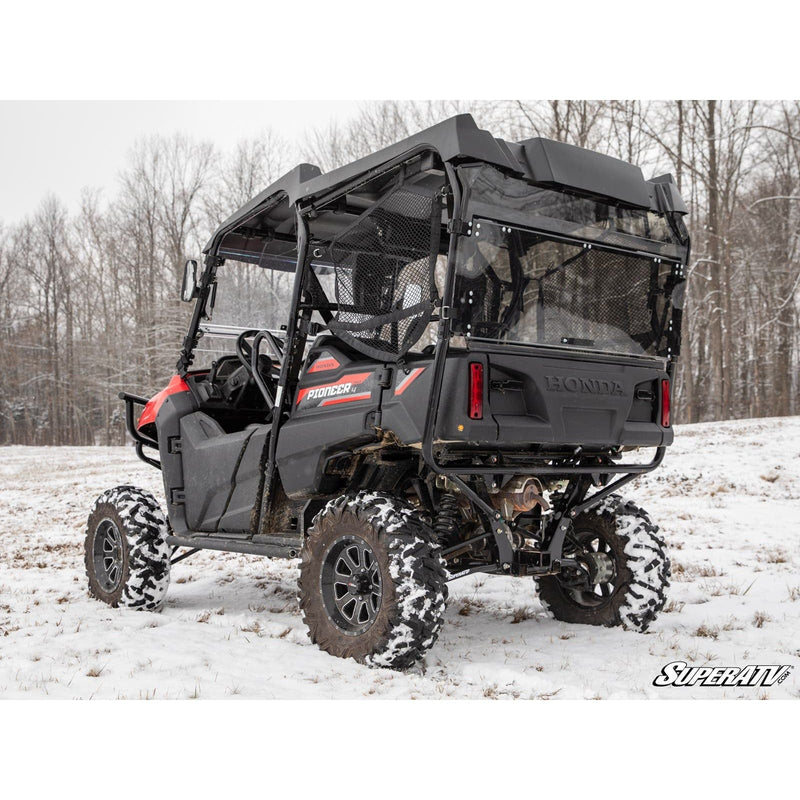 Load image into Gallery viewer, SuperATV Honda Pioneer 700-4 Rear Windshield RWS-H-PIO-7004-76