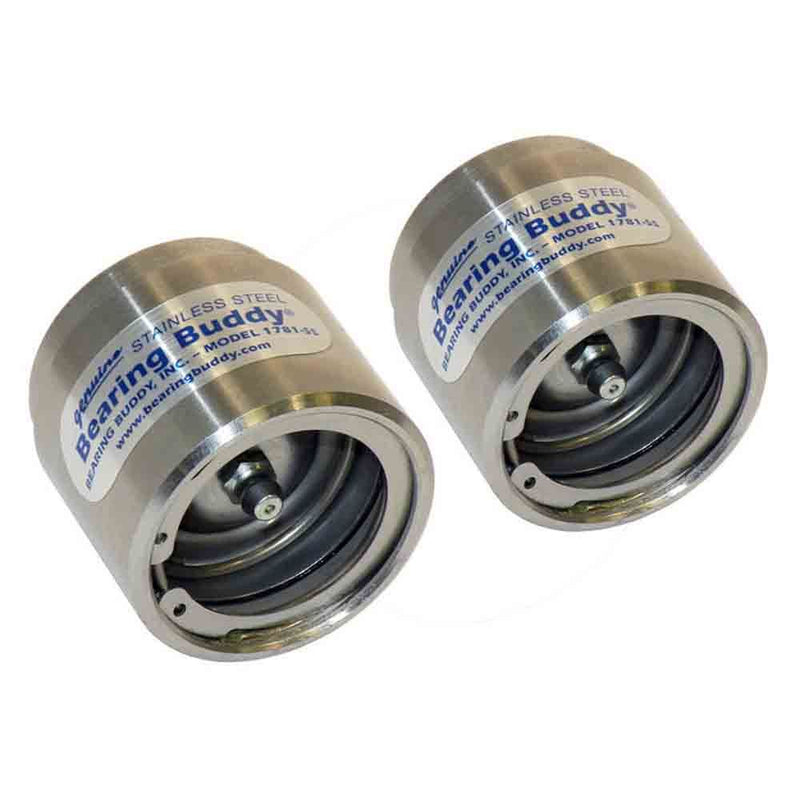Load image into Gallery viewer, Bearing Buddy Stainless Steel Bearing Protectors (pair) - 1.781" Diameter