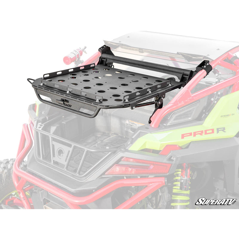 Load image into Gallery viewer, SuperATV Polaris RZR Pro R Cargo Rack Alpha CBS-P-PROR-00