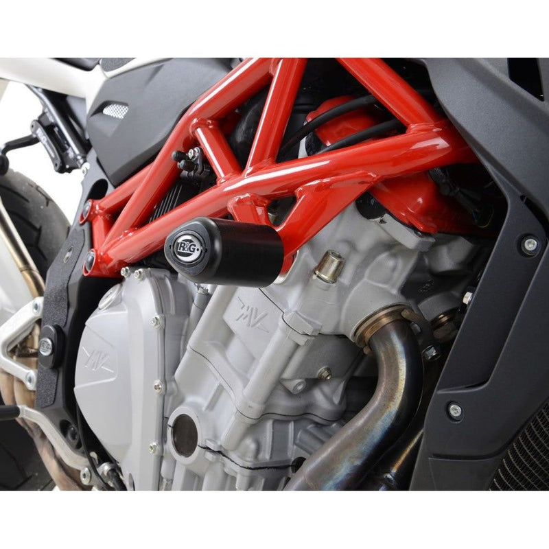 Load image into Gallery viewer, R&G Racing Black Aero Style Crash Protection Bobbins For 2013 MV Agusta Brutale 1090
