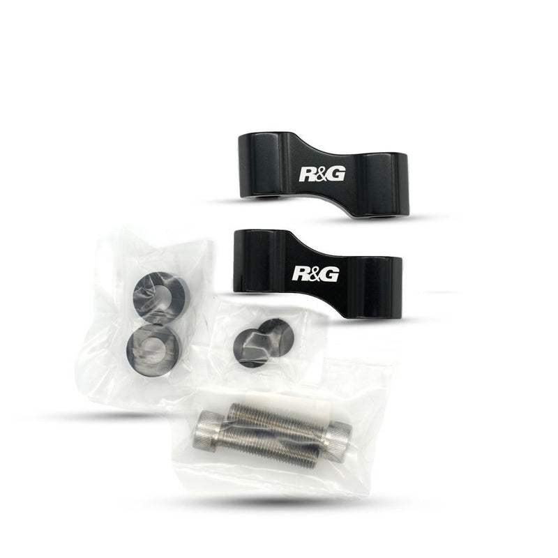 Load image into Gallery viewer, R&G Racing Black Mirror Widener Arms For 2011-2013 Aprilia Dorsoduro 1200 SMV1200