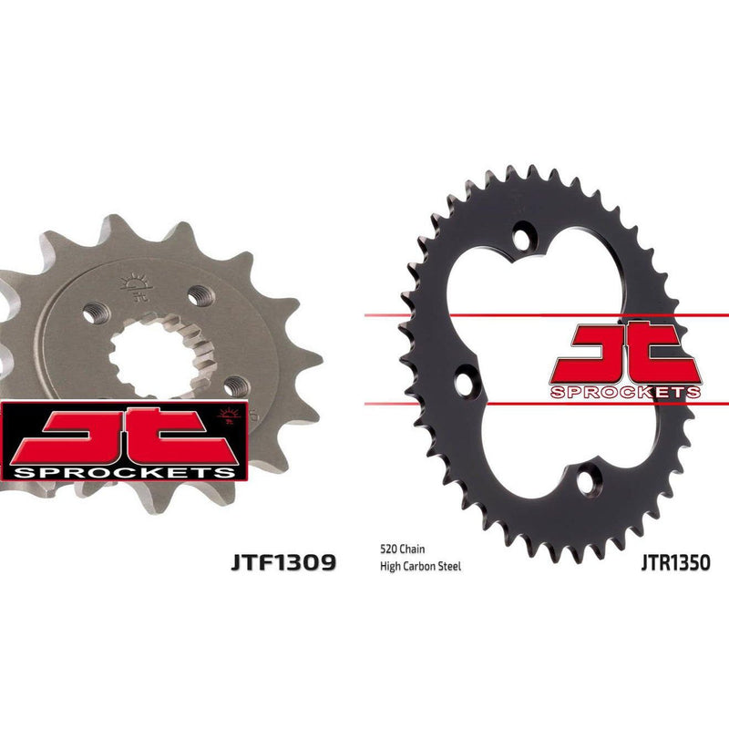 Load image into Gallery viewer, Front & Rear Sprocket Kit for HONDA TRX400 EX Sportrax 05-08 JT Sprockets