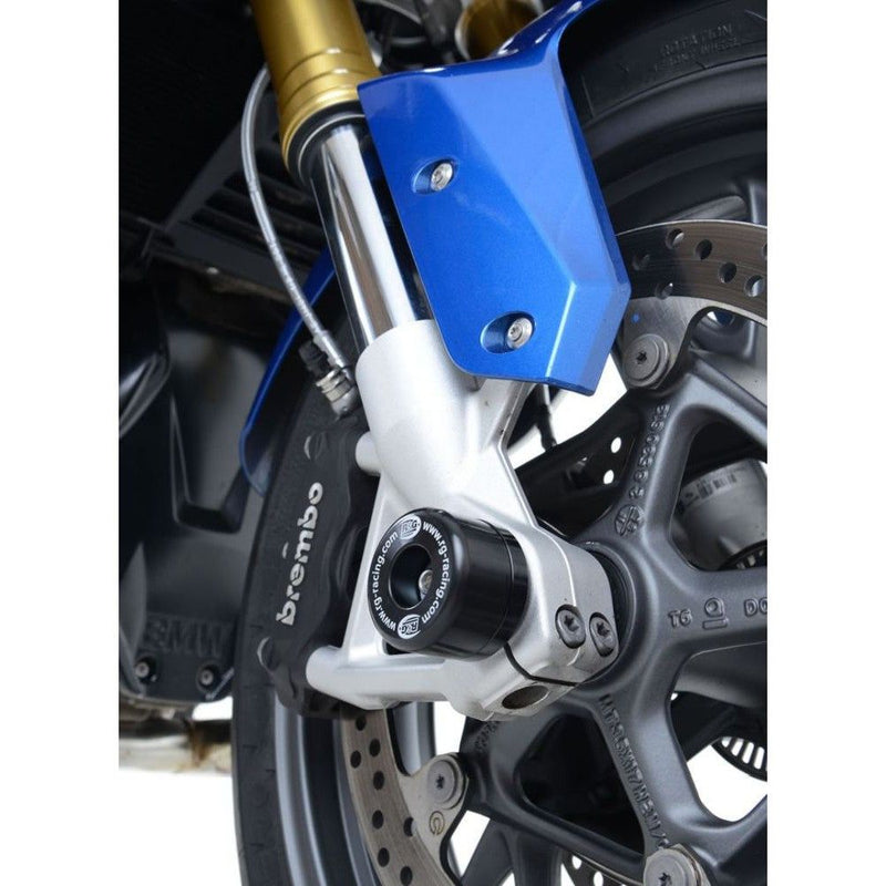 Load image into Gallery viewer, R&G Racing Black Fork Protectors For 2015-2018 BMW R1200R ABS