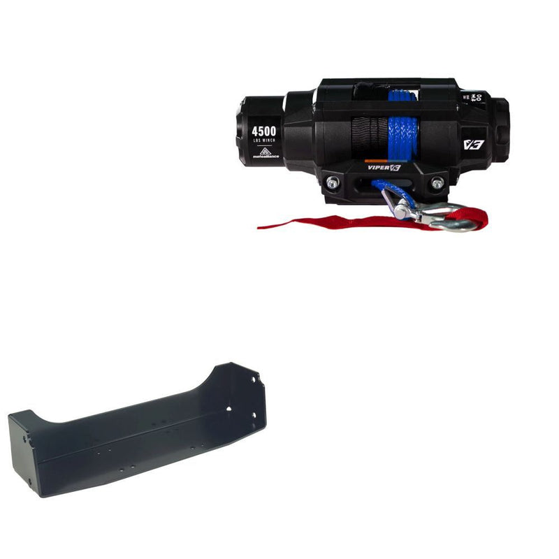 Load image into Gallery viewer, Viper 4500lbs V3 Winch Blue Rope With Mount For John Deer Gator XUV 825i 2011-2021