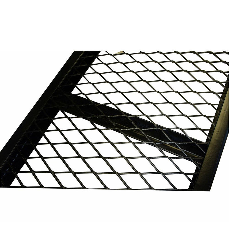 Load image into Gallery viewer, Center-Folding Mild Arched Steel Mesh Loading Ramp 800 lb. Rated (per ramp) - 80" long x 11" wide