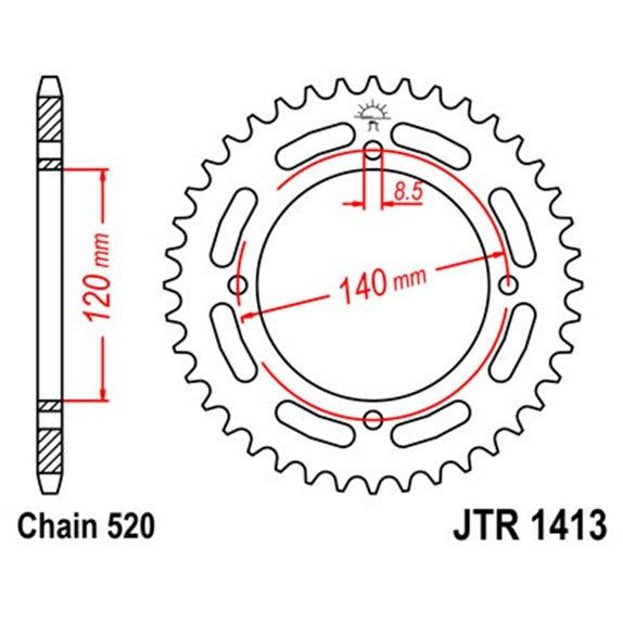 Load image into Gallery viewer, Front & Rear Steel Sprocket Kit for ATV/UTV KAWASAKI KXF250A Tecate 4 1987-1988