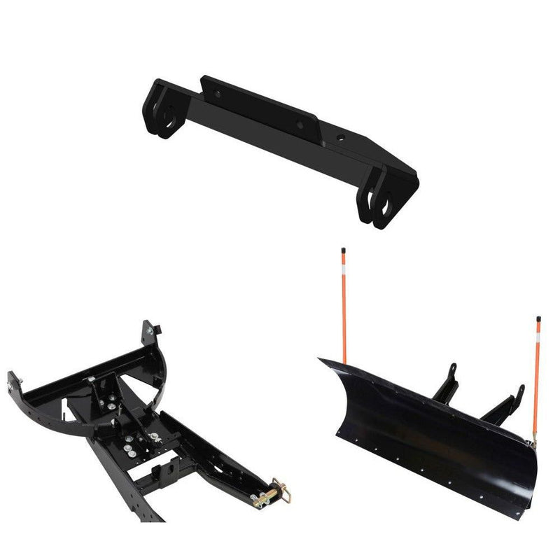 Load image into Gallery viewer, Denali Black UTV Snow Plow Kit For Kawasaki Teryx KRX 1000 2020-2021