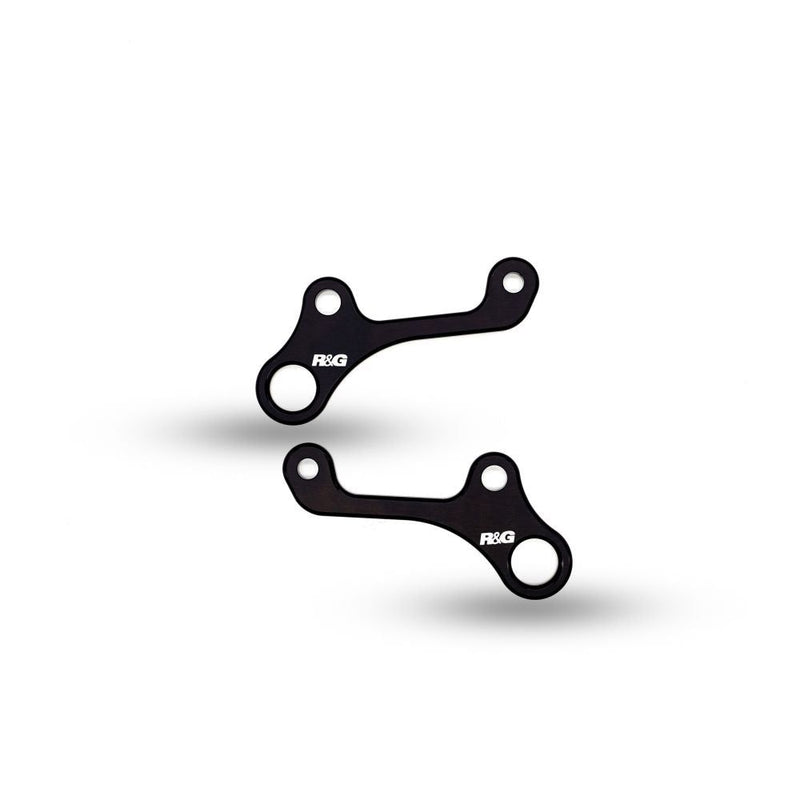 Load image into Gallery viewer, R&G Racing Black Tie-Down Hook Pair For 2013-2016 Triumph Daytona 675 ABS