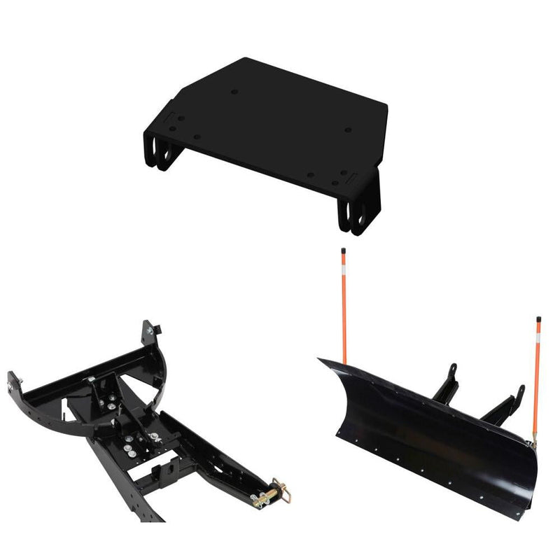 Load image into Gallery viewer, Denali Black UTV Snow Plow Kit For Can-Am Maverick Sport 1000 2018-2021
