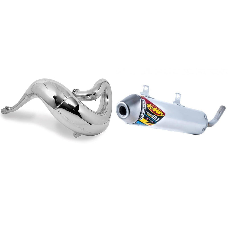 Load image into Gallery viewer, Fatty Exhaust Pipe & Aluminum Powercore 2.1 Silencer for HUSQVARNA TE 250 2017