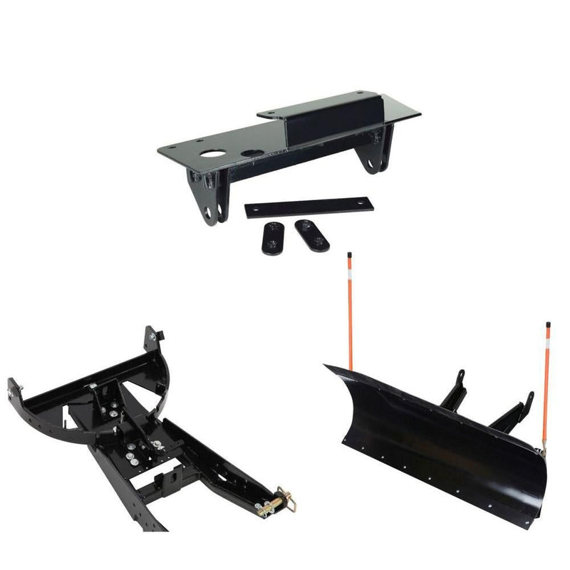 Load image into Gallery viewer, Denali Black UTV Snow Plow Kit For Kawasaki Teryx 800 KRF800 LE 2014-2021