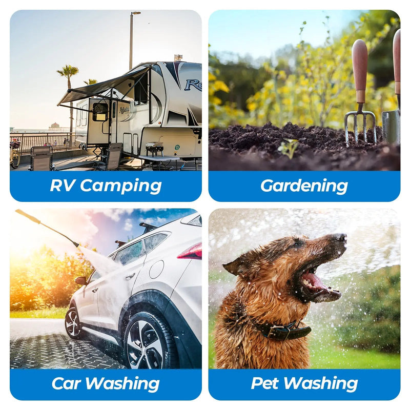 Load image into Gallery viewer, RV Camper Inline Water Filter Reduce Chlorine Camping Water Hose Filter