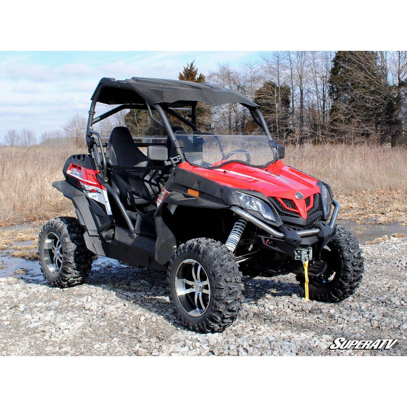 Load image into Gallery viewer, SuperATV CFMOTO ZForce 500 Scratch-Resistant Half Windshield HWS-CF-ZF800EX-70