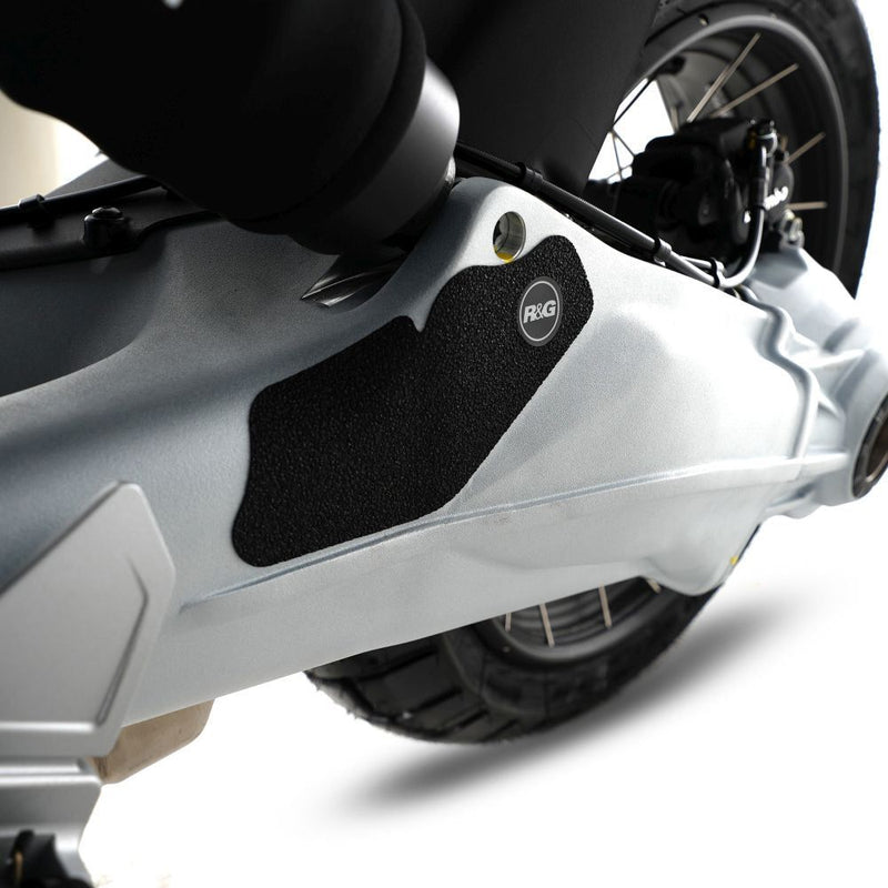 Load image into Gallery viewer, R&G Racing Black Boot Guard Kit For 2024-2024 Moto Guzzi Stelvio