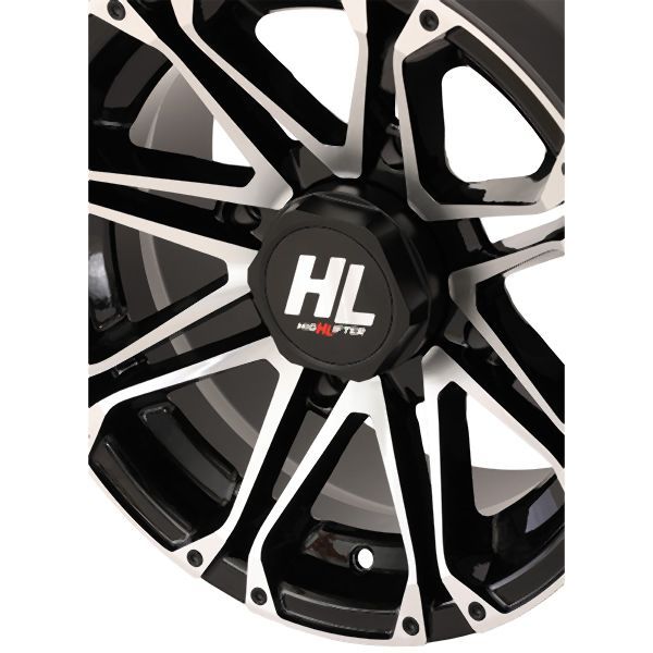 Load image into Gallery viewer, High Lifter 14x7 4/137 4+3 Gloss Black Machined HL3 Wheel 14HL03-1137