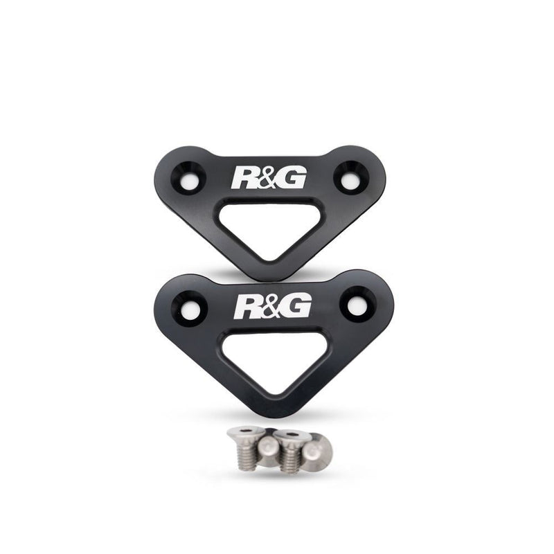 Load image into Gallery viewer, R&G Racing Black Tie-Down Hook Pair For 2022-2024 Aprilia Tuareg 660 TH0044BK