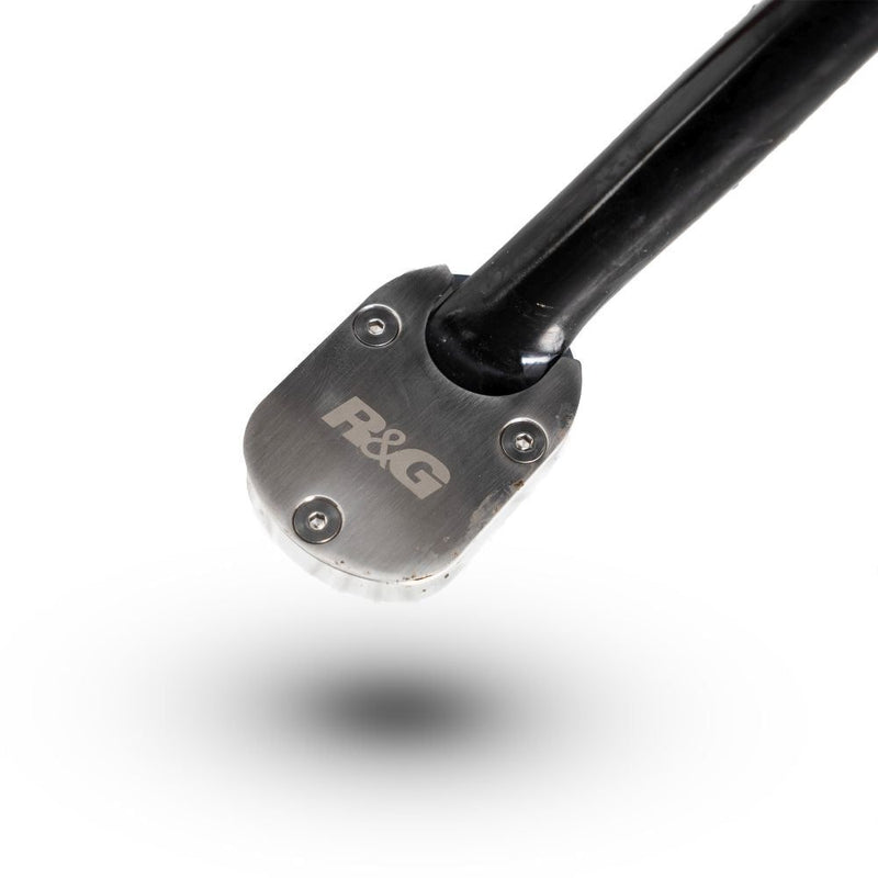 Load image into Gallery viewer, R&G Racing Silver Kickstand Shoe For 2024-2025 Aprilia RS457