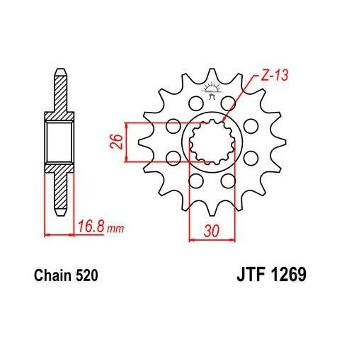 Load image into Gallery viewer, Steel Front Sprocket 15T fits Street HONDA CBR600RR 2003-2006
