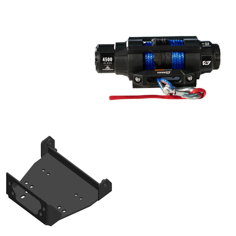 Load image into Gallery viewer, Viper 4500lbs V3 Winch Blue Rope With Mount For Yamaha Wolverine R-Spec 2016-2018