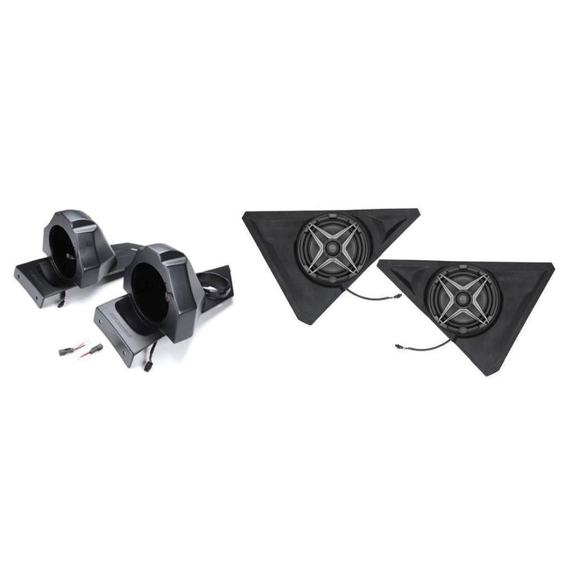 Load image into Gallery viewer, SSV Works Behind Seat 6.5" Unloaded Speaker Pods With 8" Speaker Pods For Polaris Slingshot 15-21