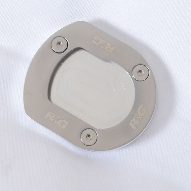 Load image into Gallery viewer, R&G Racing Silver Kickstand Shoe For 2016-2018 Yamaha XT660 TenereZ PKS0039SI