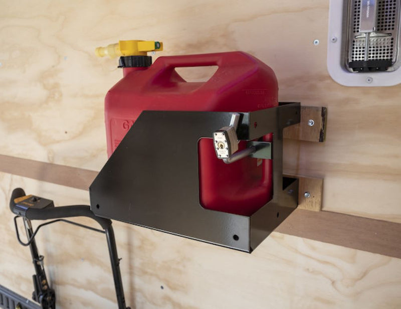 Load image into Gallery viewer, Locking Gas Container Rack for 5 Gal. Gas Can
