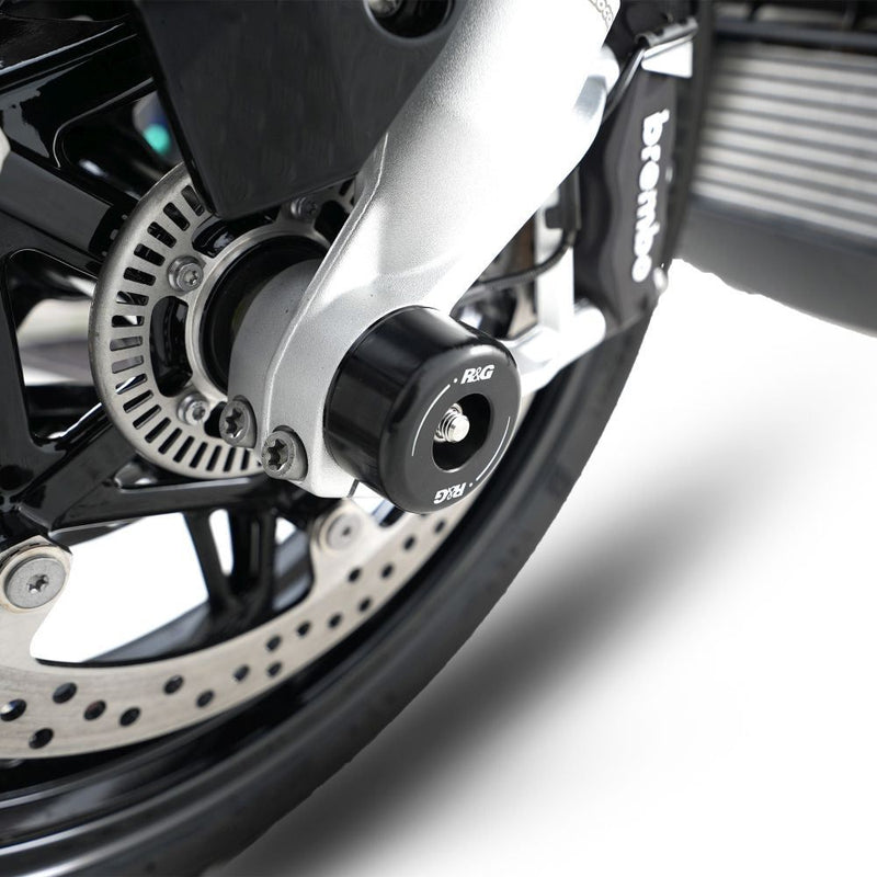 Load image into Gallery viewer, R&G Racing Black Fork Protectors For 2013-2014 BMW HP4