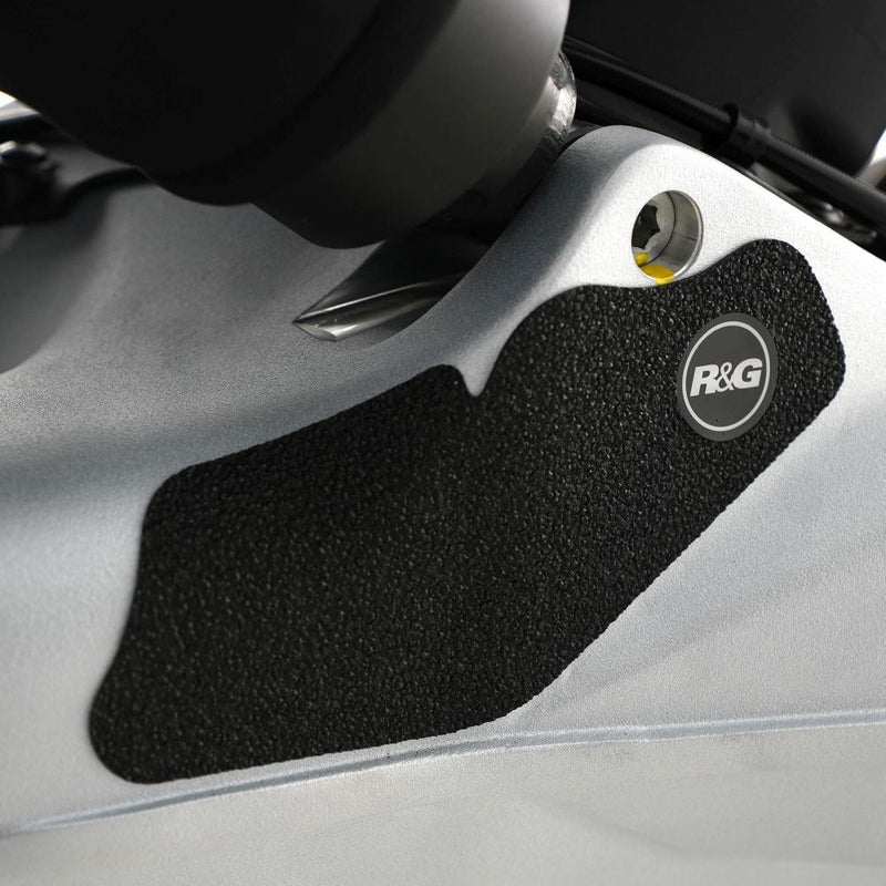 Load image into Gallery viewer, R&G Racing Black Boot Guard Kit For 2024-2024 Moto Guzzi Stelvio