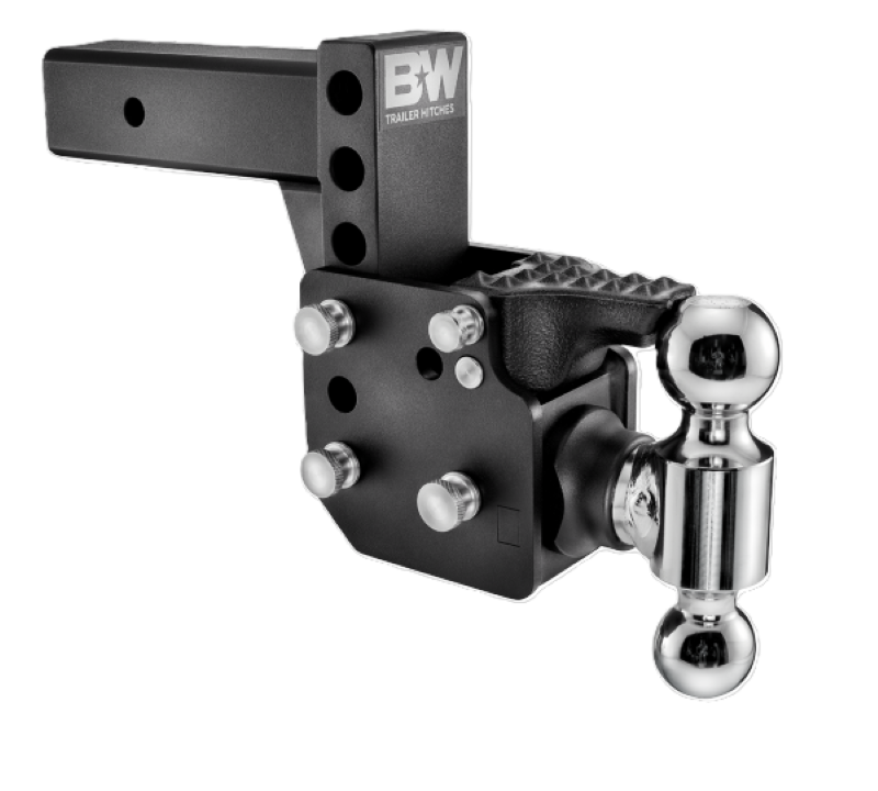 Load image into Gallery viewer, B&W Tow & Stow Combination Pintle / Ball Mount for 2-1/2 Inch Receivers - Up to 6-1/2 Inch Drop