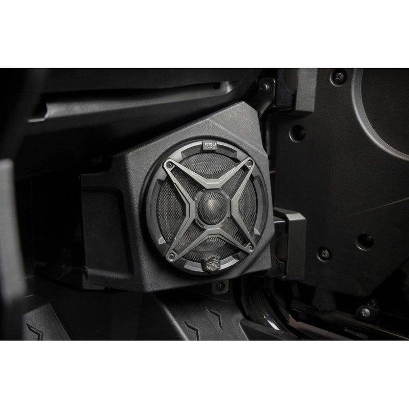 Load image into Gallery viewer, SSV Works Front Kick 6.5" Unloaded Speaker Pods For Kawasaki KRF1000 2020-2022