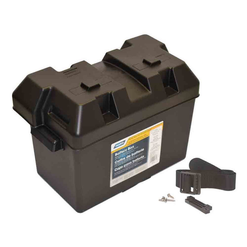 Load image into Gallery viewer, Battery Box - Large RV Style with Lid and Strap