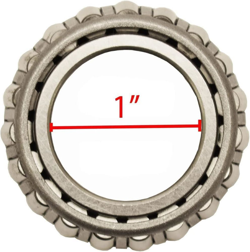 Load image into Gallery viewer, Trailer Hub Kit (BT-150EZ-PR) 5 Bolt on 4-1/2 Inch Circle with 1 inch I.D. Bearings - One Pair