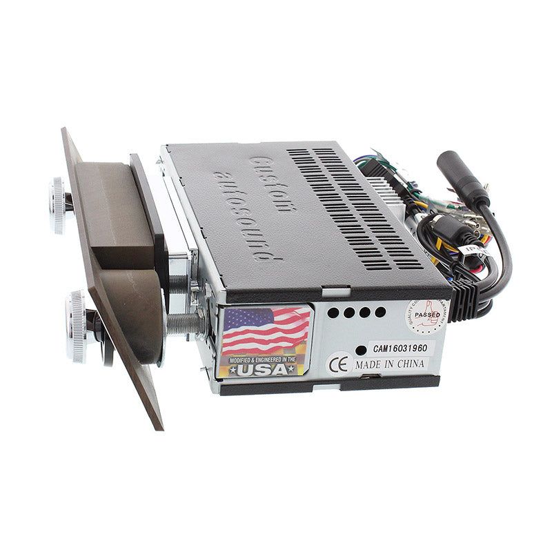 Load image into Gallery viewer, Custom Autosound 1967-68 Camaro Classic Car Stereo With Walnut Bezel