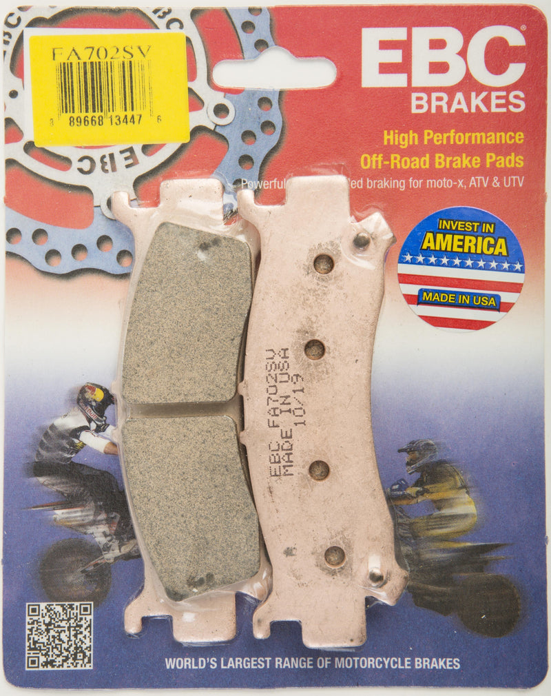 Load image into Gallery viewer, EBC 1 Pair SV Series Severe Duty Brake Pads MPN FA702SV
