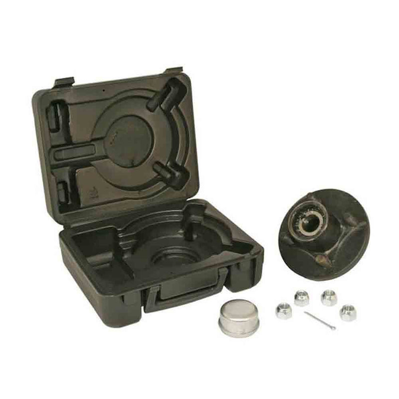 Load image into Gallery viewer, Emergency Hub Repair Kit for 4 on 4" Bolt Circle 1 Straight Spindle in Carrying Case for 2,500 lb. Axle