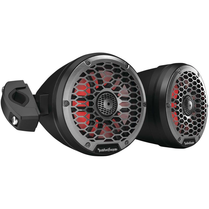 Load image into Gallery viewer, Rockford Fosgate Element Ready 6.5" Moto Can Speakers Black M2WL-65MB