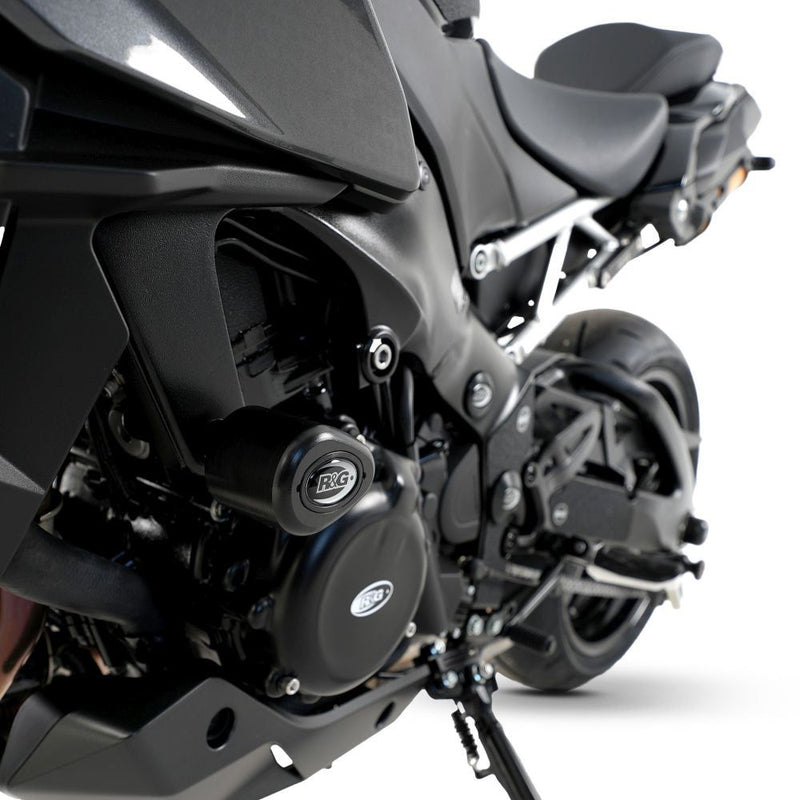 Load image into Gallery viewer, R&G Racing Black Aero Style Crash Protection Bobbins For 2021-2024 Suzuki GSX-S 950
