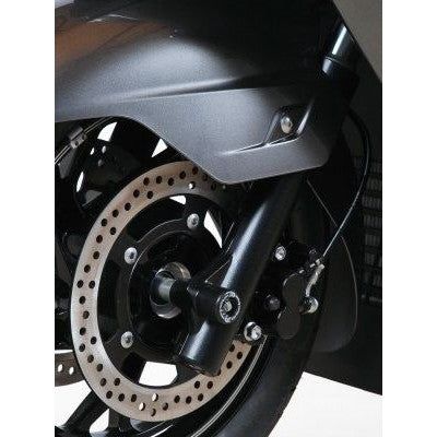 Load image into Gallery viewer, R&G Racing Black Fork Protectors For 2012-2017 Suzuki Burgman 400 AN400Skywave