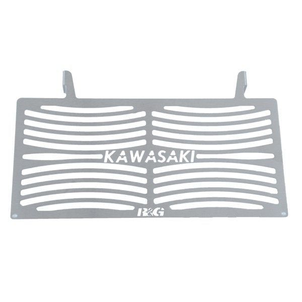 Load image into Gallery viewer, R&G Racing Stainless Steel Branded Radiator Guard For 2019-2024 Kawasaki Ninja 125