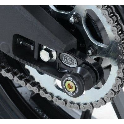 Load image into Gallery viewer, R&G Racing Black Cotton Reels Offset For 2014-2024 Yamaha MT-125